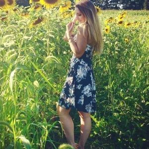 Floral Old Navy Skater Dress